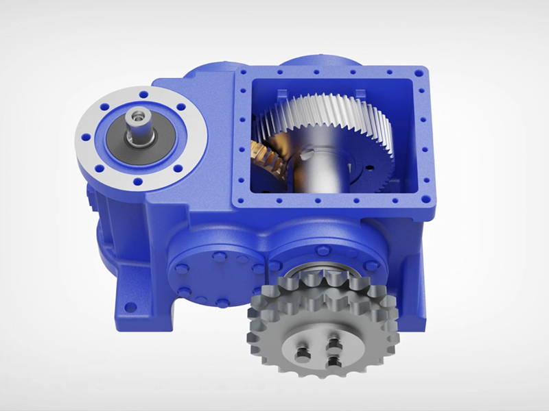 三维机械动画，工业仿真机械动画_蜗杆齿轮动画，工业机械驱动装置动画_3d工业渲染视频动画