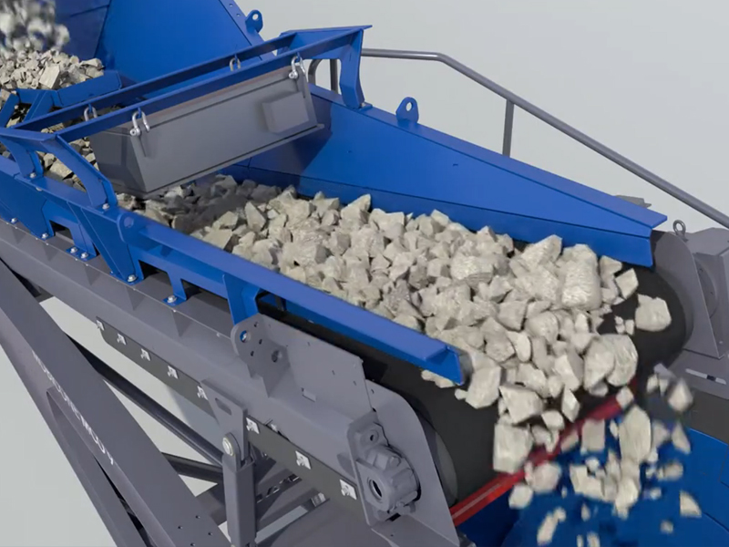 工业机械三维动画仿真_工业三维碎石筛网动画|环保设备机械动画_皮带输送动画_工业机械设备三维动画仿真