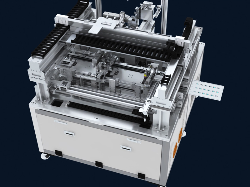 工业机械动画_小型工业机械仿真动画|胶片机贴标动画_工业仿真机械动画公司_3d工业原理动画制作