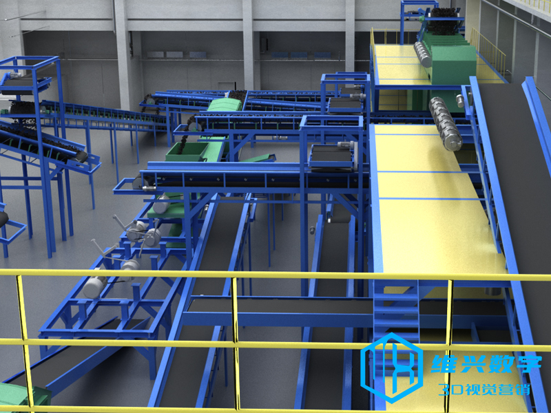 三维机械动画，工业仿真动画_3d场景动画|环保三维动画_工业机械3d动画特效制作