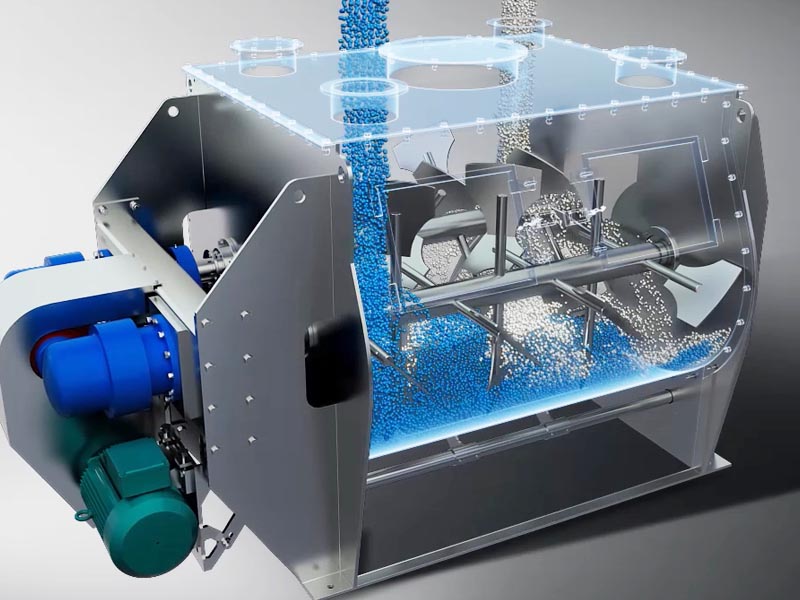 工业机械动画，工业仿真动画3d动画制作_混合搅拌原理动画，工业仿真模拟动画_机械动画视频制作