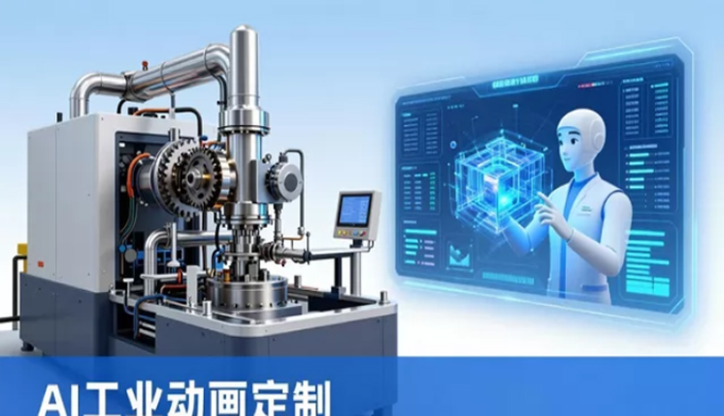 AI与工业动画结合，带来超震撼视觉效果，让工业展示别具一格！