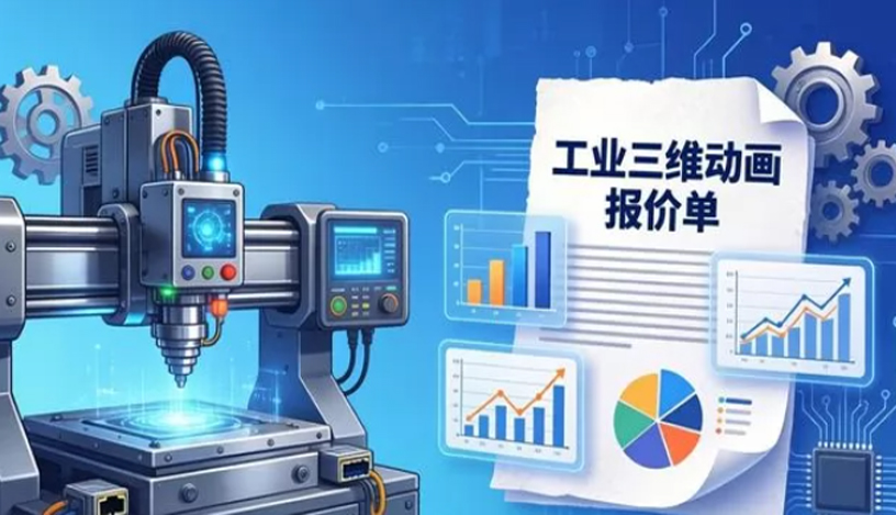 工业三维动画报价多少？ 制作成本影响因素分析