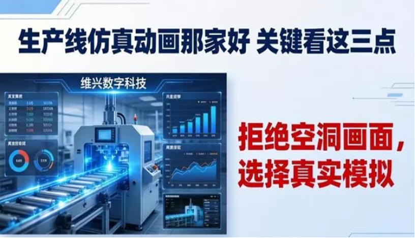 生产线仿真动画哪家? 关键看这三点