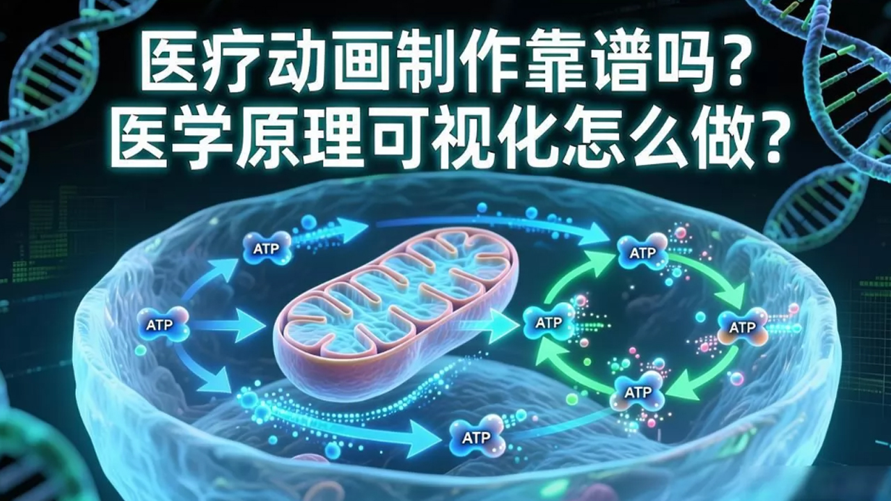 医疗动画制作靠谱吗？医学原理可视化怎么做？